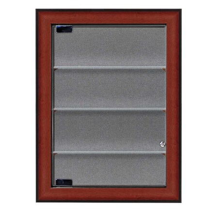 United Visual Products Outdoor Enclosed Combo Board, 42"x32", White Frame/Burgundy & Cloud UVCB4232ODW-BURGUN-CLOUD